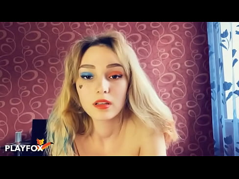 ❤️ Errealitate birtualeko betaurreko magikoek Harley Quinnekin sexua eman zidaten ❤️❌ Porno gugan ❤